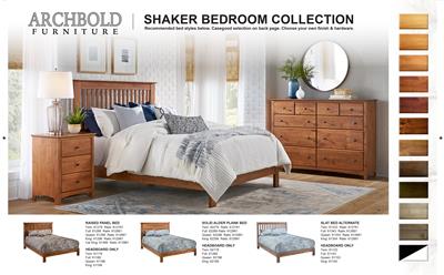 Shaker Bedroom furniture collection